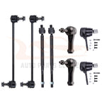 Set of 8 Front Lower Ball Joints Sway Bar Tie Rods for Chevrolet Cobalt (2005–2010)