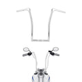 19" Rise 1 1/4" Ape Hanger Handlebar for Harley Fat Boy Road King (2018–2024)