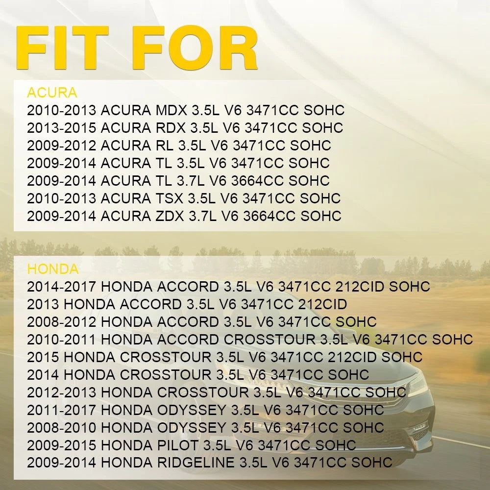 Engine Valve Cover Gasket Set for Acura MDX (2010–2013) 3.5L V6 3471CC SOHC