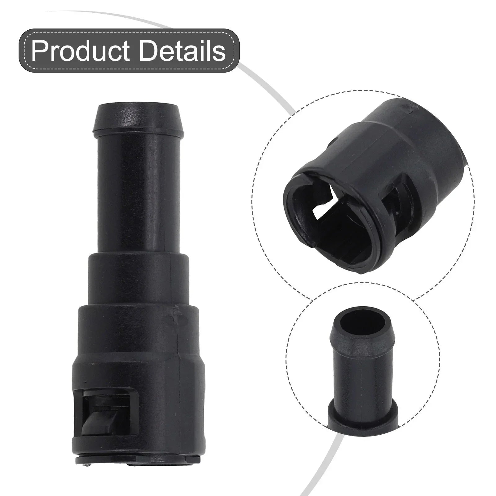 2 x Heater Hose Connector for Mazda 323
