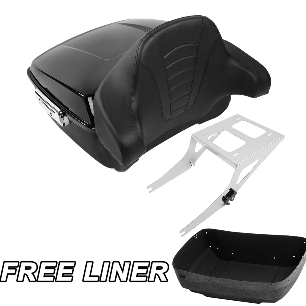 Trunk Pad for Harley Fatboy FLST (2008–2016) 15" Two Up Mount Rack