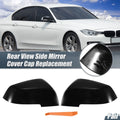 1 Pair Rearview Mirror Cover Cap Gloss Black for BMW 328i 125i 330i 320i 220i (2012–2019)