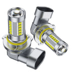AUXITO 9145 9140 H10 LED Fog Light Bulb Conversion Kit (100W 5000LM 6500K)