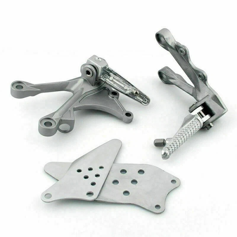 Set of 2 Front Bracket Footrests for Kawasaki ZX6R/ZX636 (2005–2008)