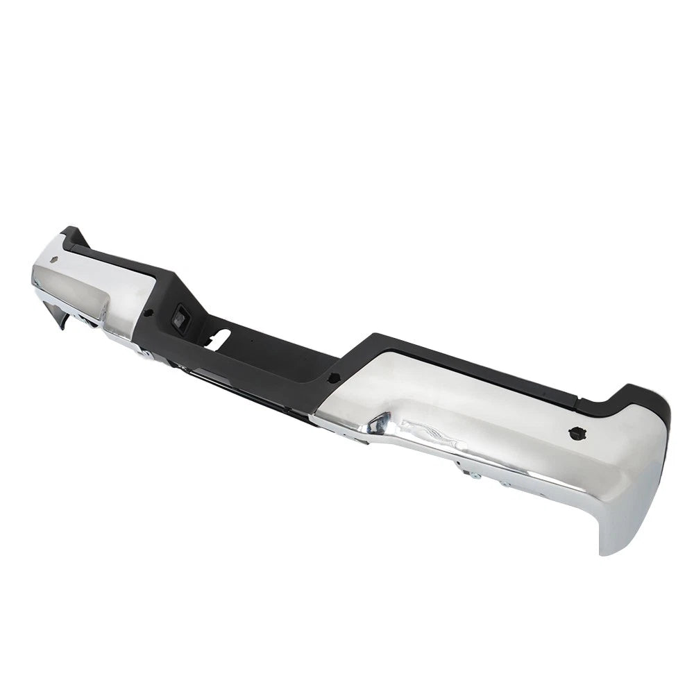 Chrome Rear Bumper Assembly for Ford F-250 F-350 Super Duty (2017–2022)