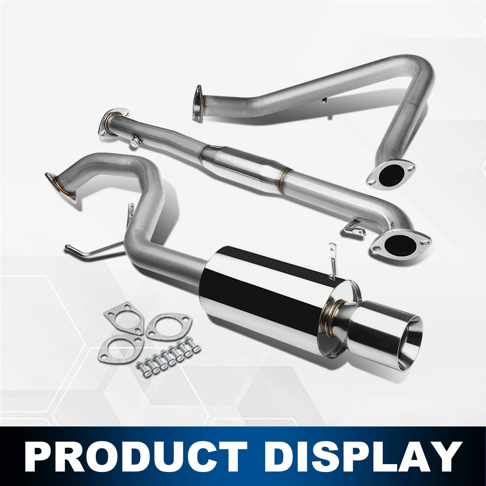 4" Tip Stainless Steel Catback Exhaust for Mitsubishi Galant (1999–2003)
