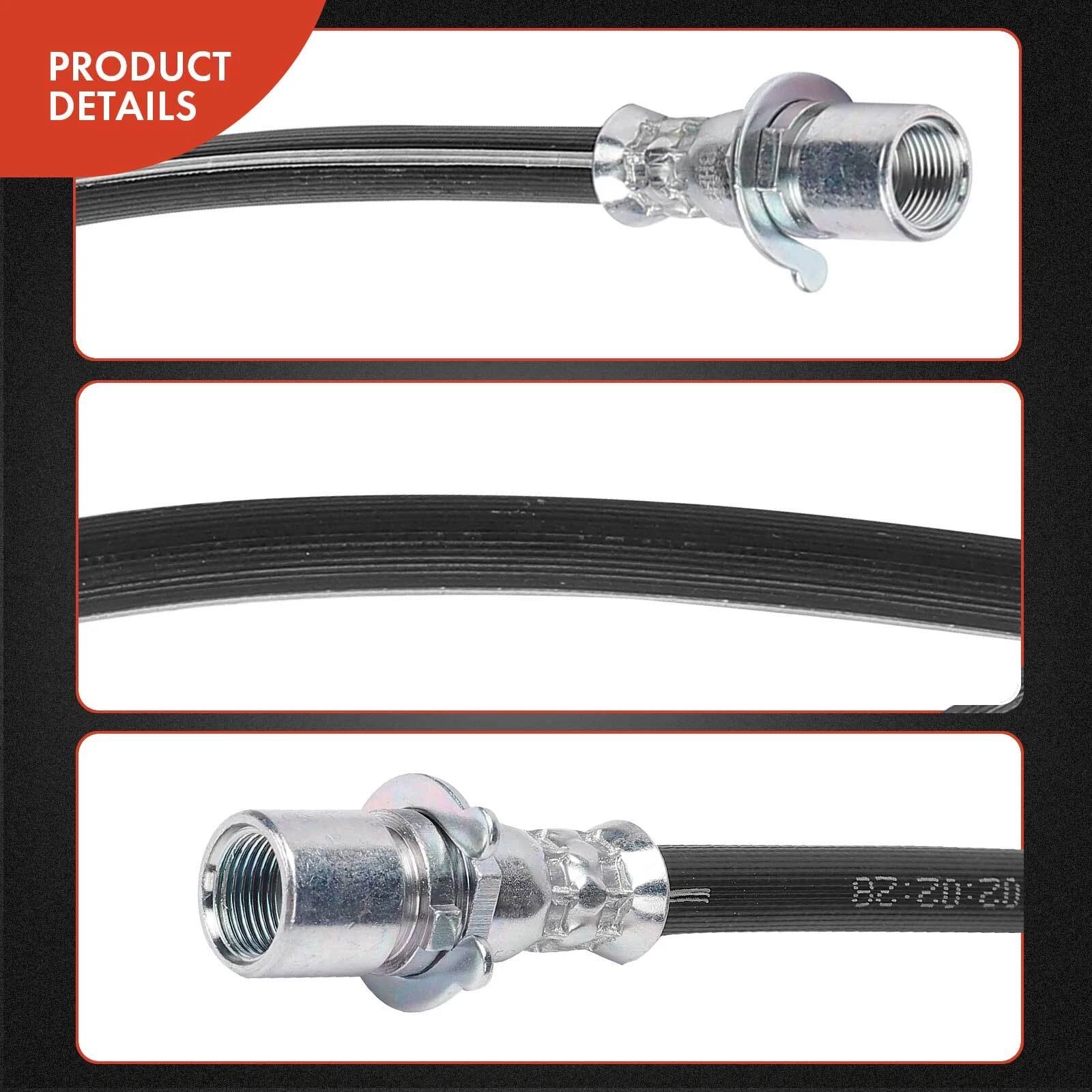 Rear Left Inner Brake Hydraulic Hose for Chevy Silverado 2500 HD (2001â2007)