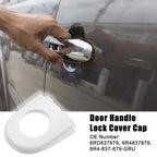 Front Left Door Handle Cover Cap for Volkswagen Jetta (2011–2016) - White