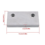 Set of 2 Aluminum Machinable Soft Jaws for 6" Mill Vise