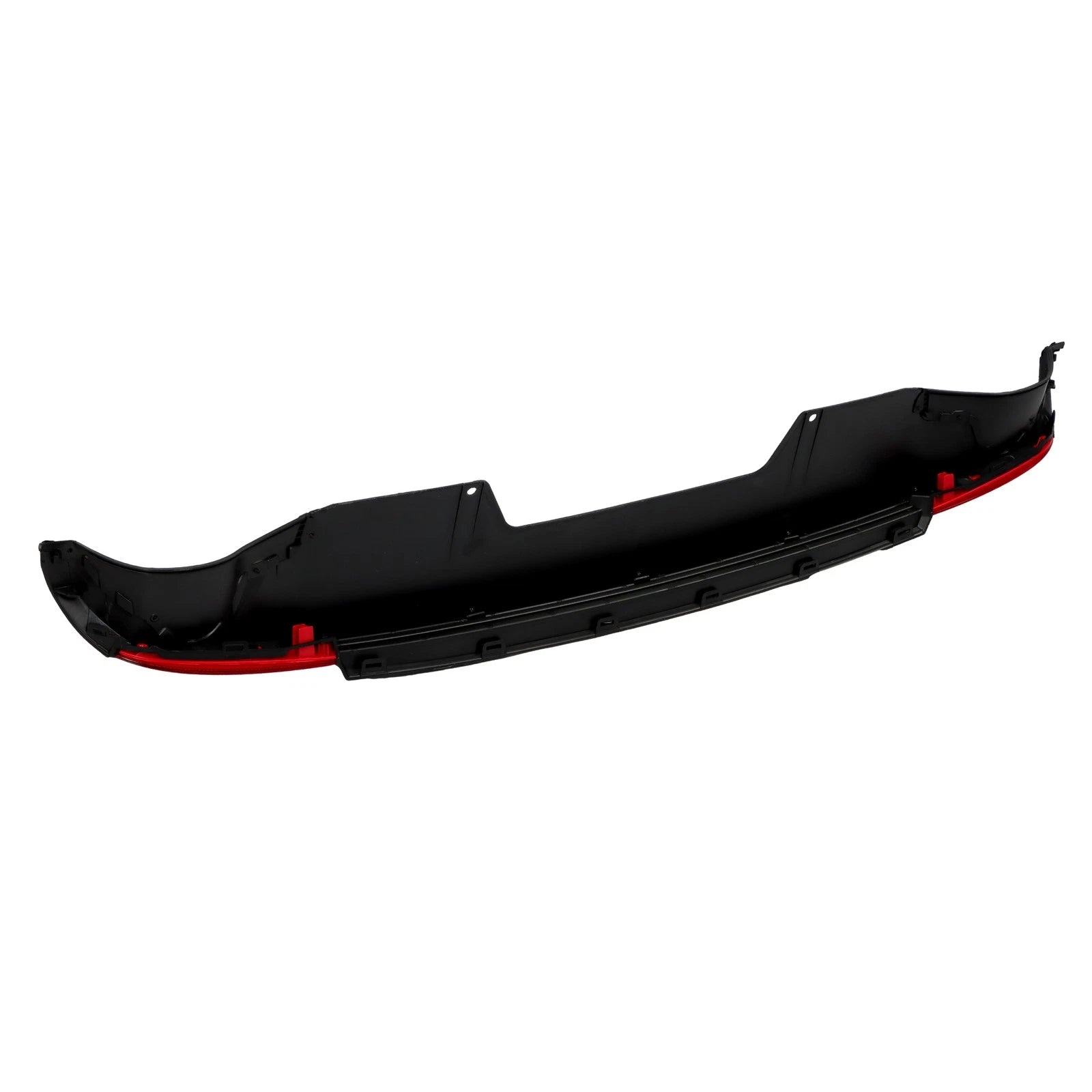 Rear Bumper Lower Valance for Honda Accord (2013–2015) Black w/ Reflectors