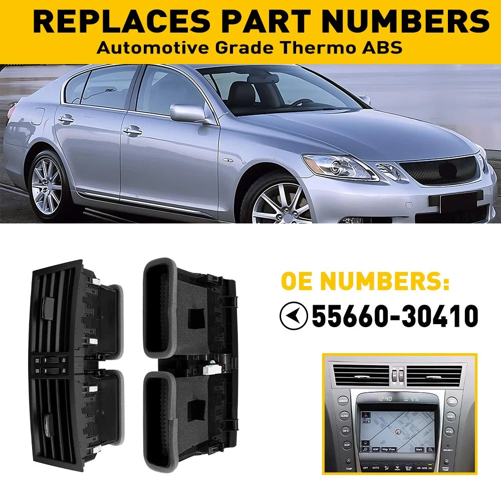 Front Center Dash Dual Air A/C Vent for Lexus GS430 (2006–2007) 55660-30410