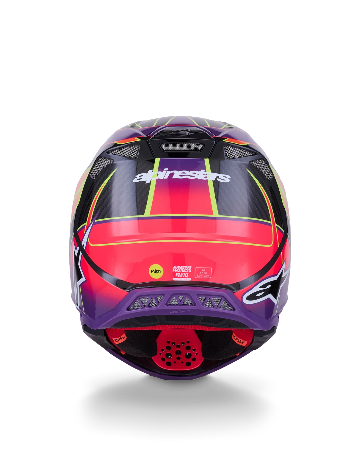 Alpinestars Supertech S M10 Era Helmet for Offroad (X-Large, Pink/Violet/Yellow)