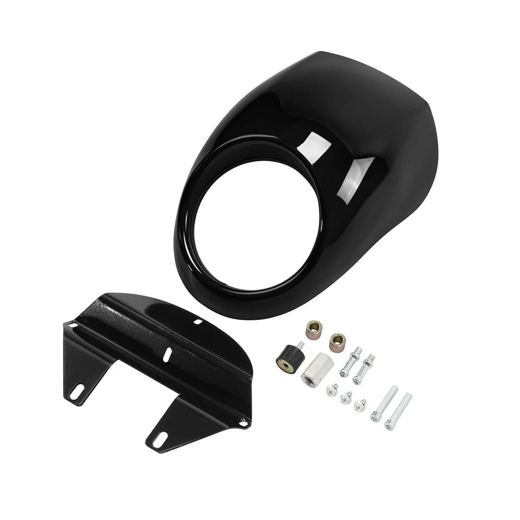 Headlight Fairing Visor for Harley Sportster Dyna FX/XL (Custom Fit)