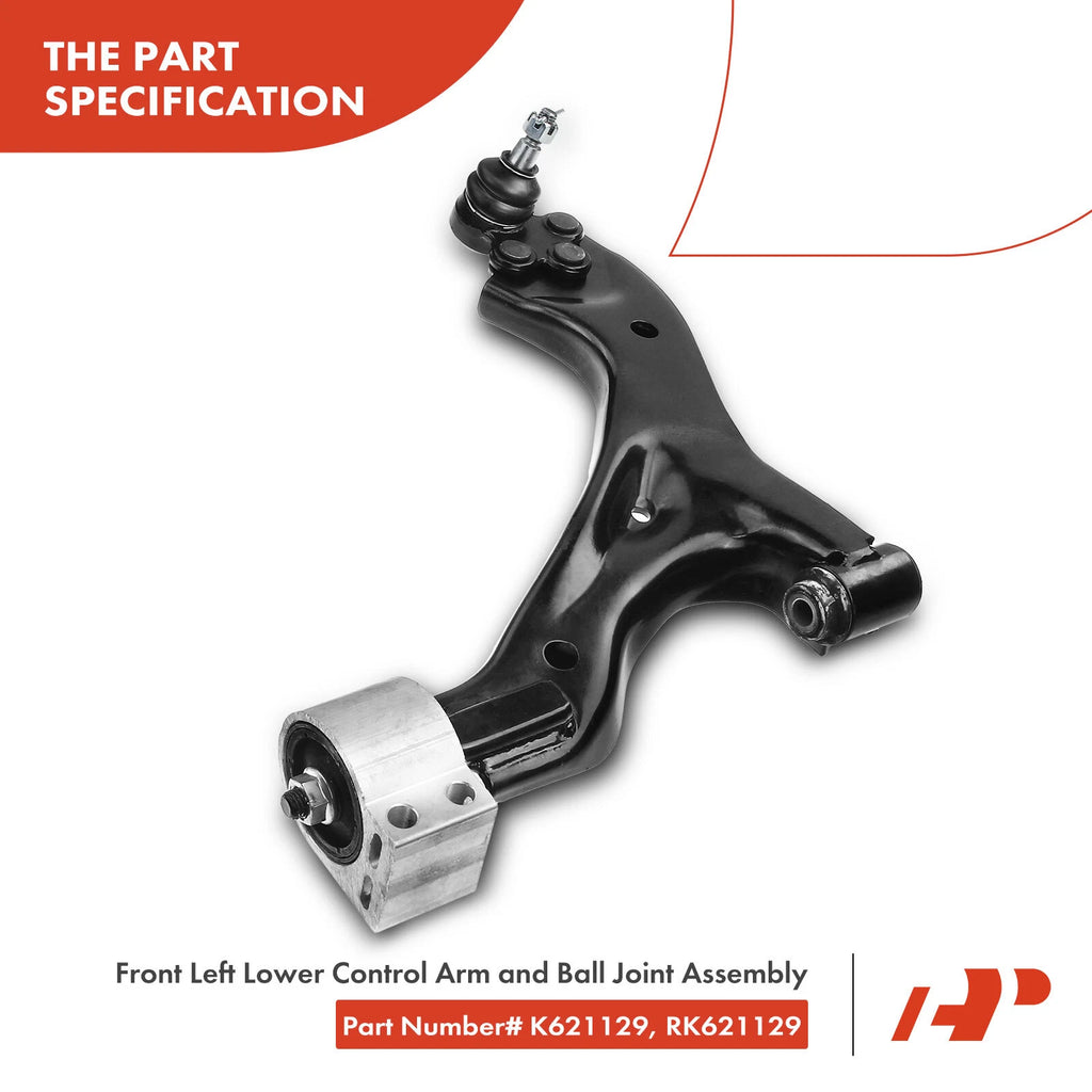 Set of 8 Control Arms & Tie Rod Ends for Chevy Equinox (2005–2010)
