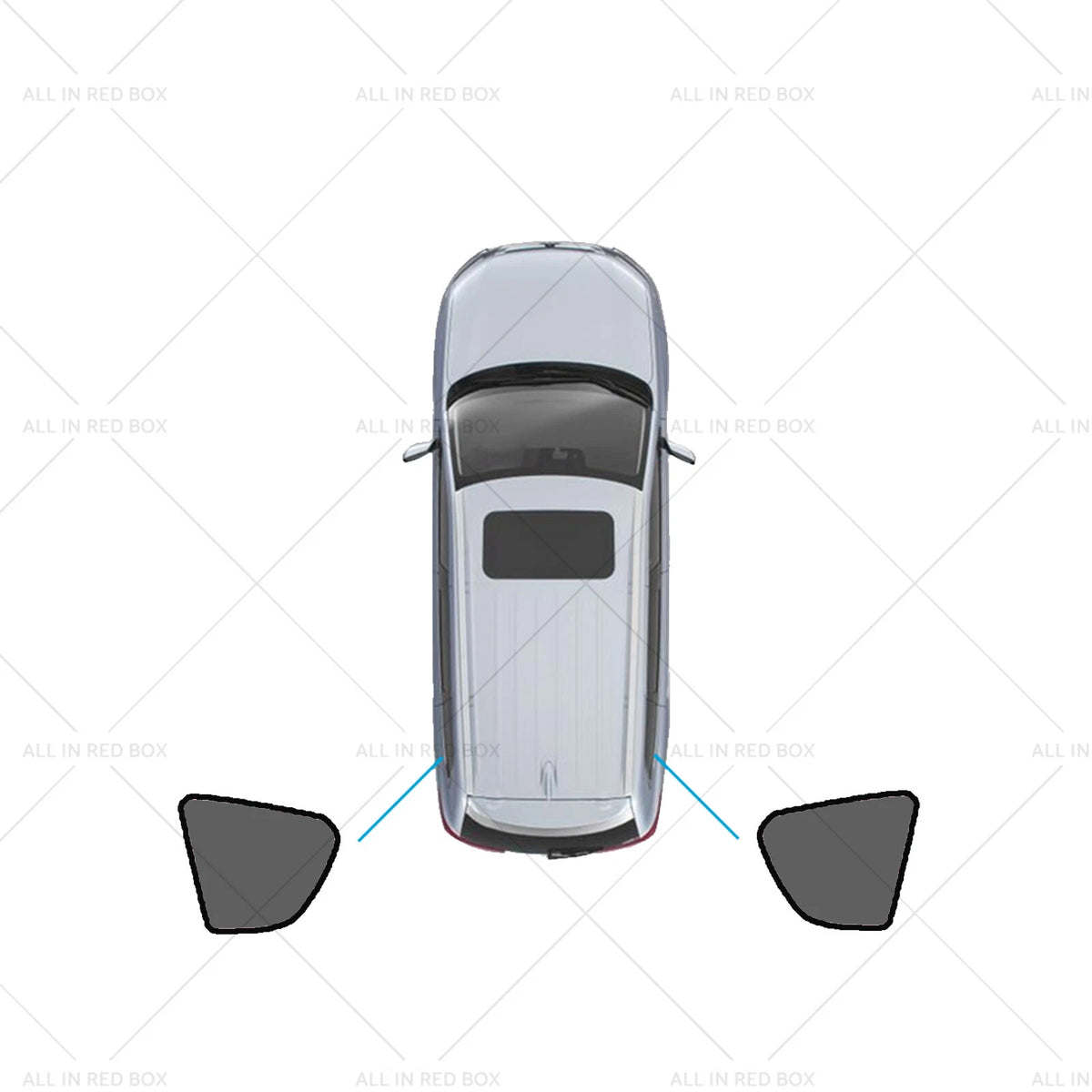 Car Window Sun Shades UV Guard for Toyota RAV4 (2005–2012)