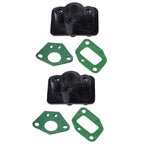 Intake Manifold Set with Gaskets for Lawn Mower 405 43CC 52CC