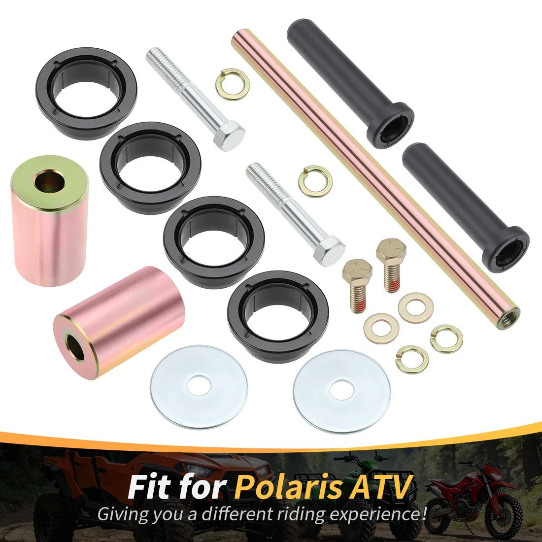 Rear Lower A-Arm Bushing Kit for Polaris Sportsman 400 450 500 600 (2000–2014)