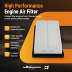 Engine Air Filter for Hyundai Accent L4 1.6L (2018–2022) 28113H9100 AF5294 CA12296