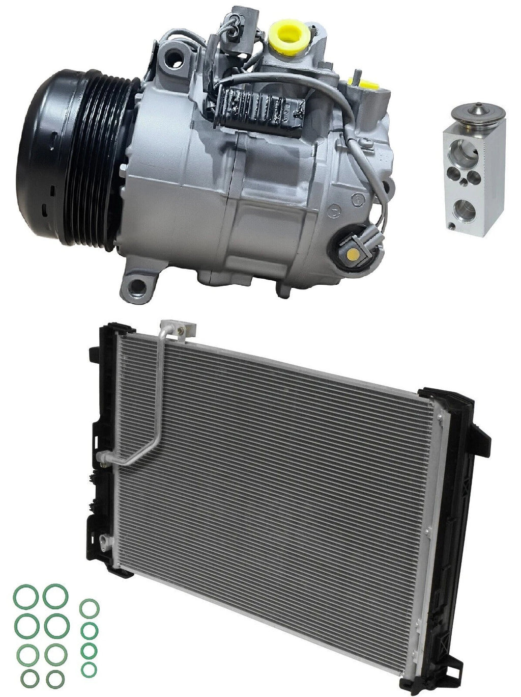AC Compressor Kit with Condenser for Mercedes C250 (2013–2015)