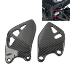 Carbon Fiber Footrest Plate Heel Guard for Kawasaki ZX-10R 2015-2024