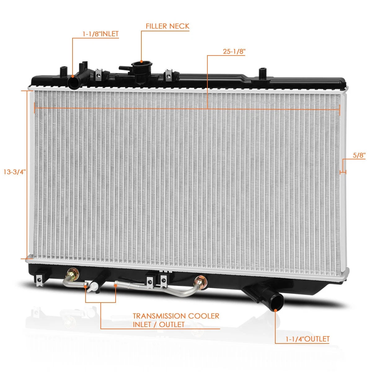 Aluminum Core Radiator for Lexus IS250 IS300 IS350 (2014–2018)