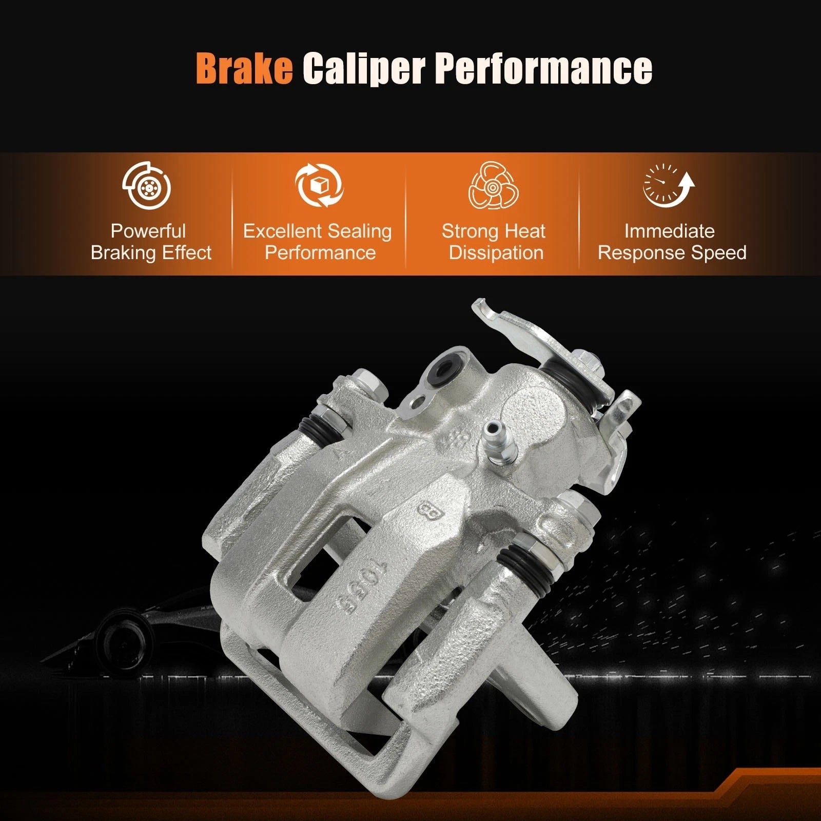 Brake Calipers & Rotors & Ceramic Pads for Honda Accord (2008-2012)