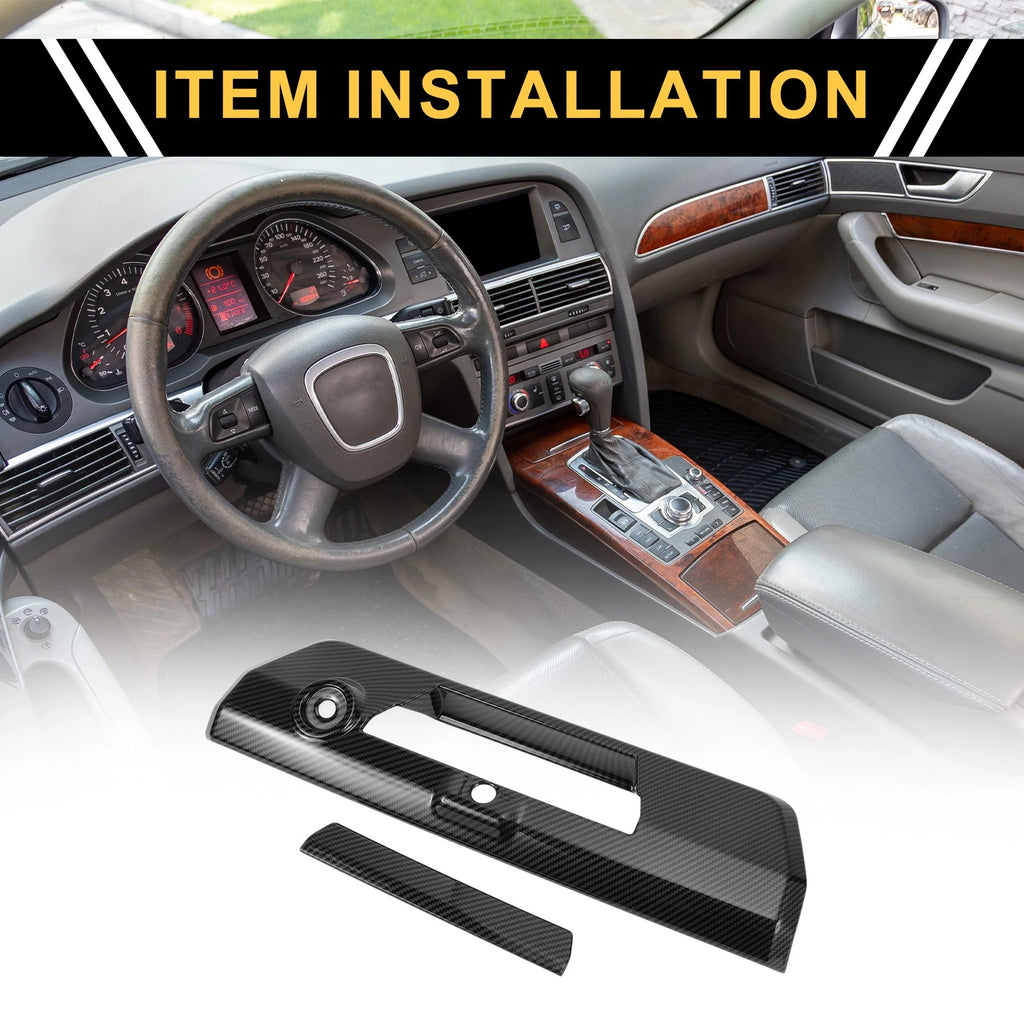 Set of 1 Carbon Fiber Tailgate Handle Cover Trim for Ford F-150 (2021–2024)