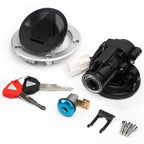 Ignition Switch Fuel Gas Cap Lock Set Key for Kawasaki ZX6R ZX10R (2011–2019) T9