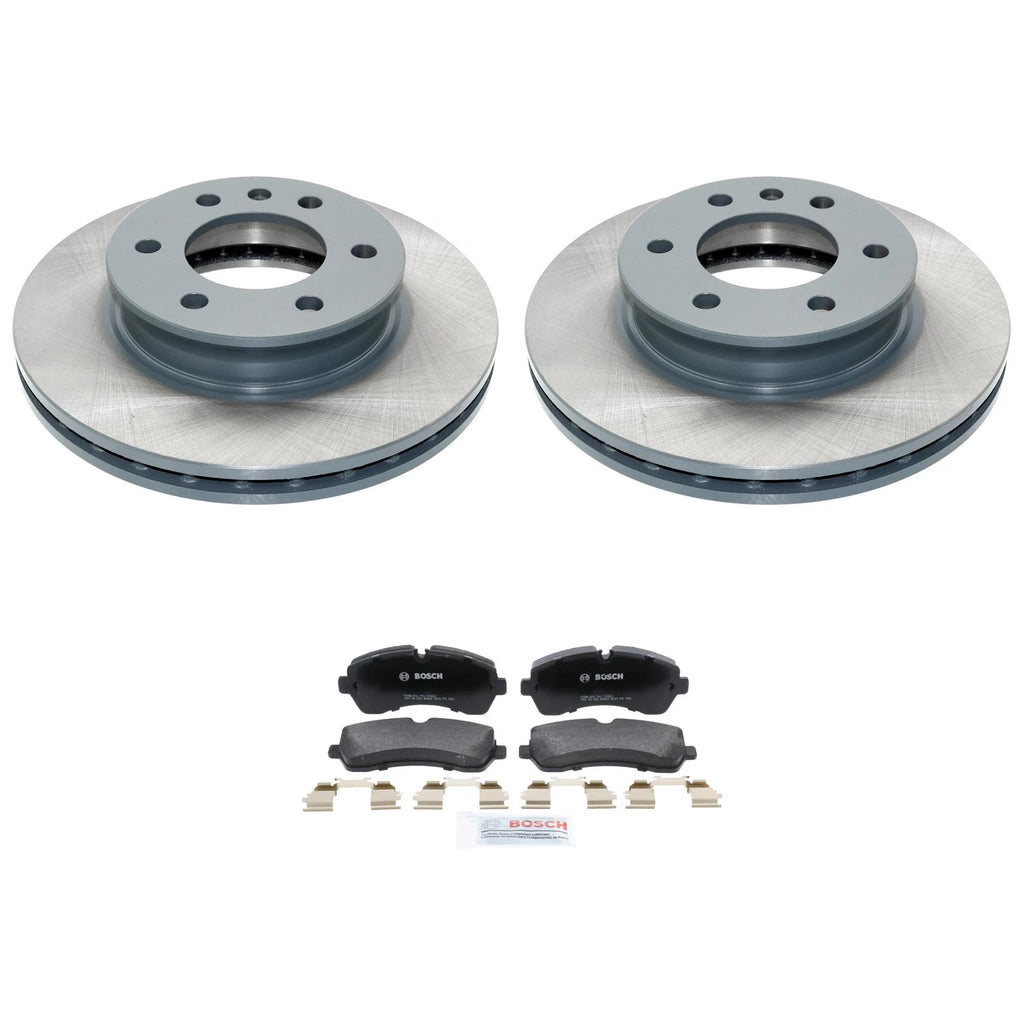 DuraGo Front Rotors & Bosch QuietCast Disc Brake Pads Kit for Sprinter 1500 3500 (2007–2018)