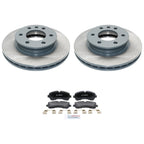 DuraGo Front Rotors & Bosch QuietCast Disc Brake Pads Kit for Sprinter 1500 3500 (2007–2018)