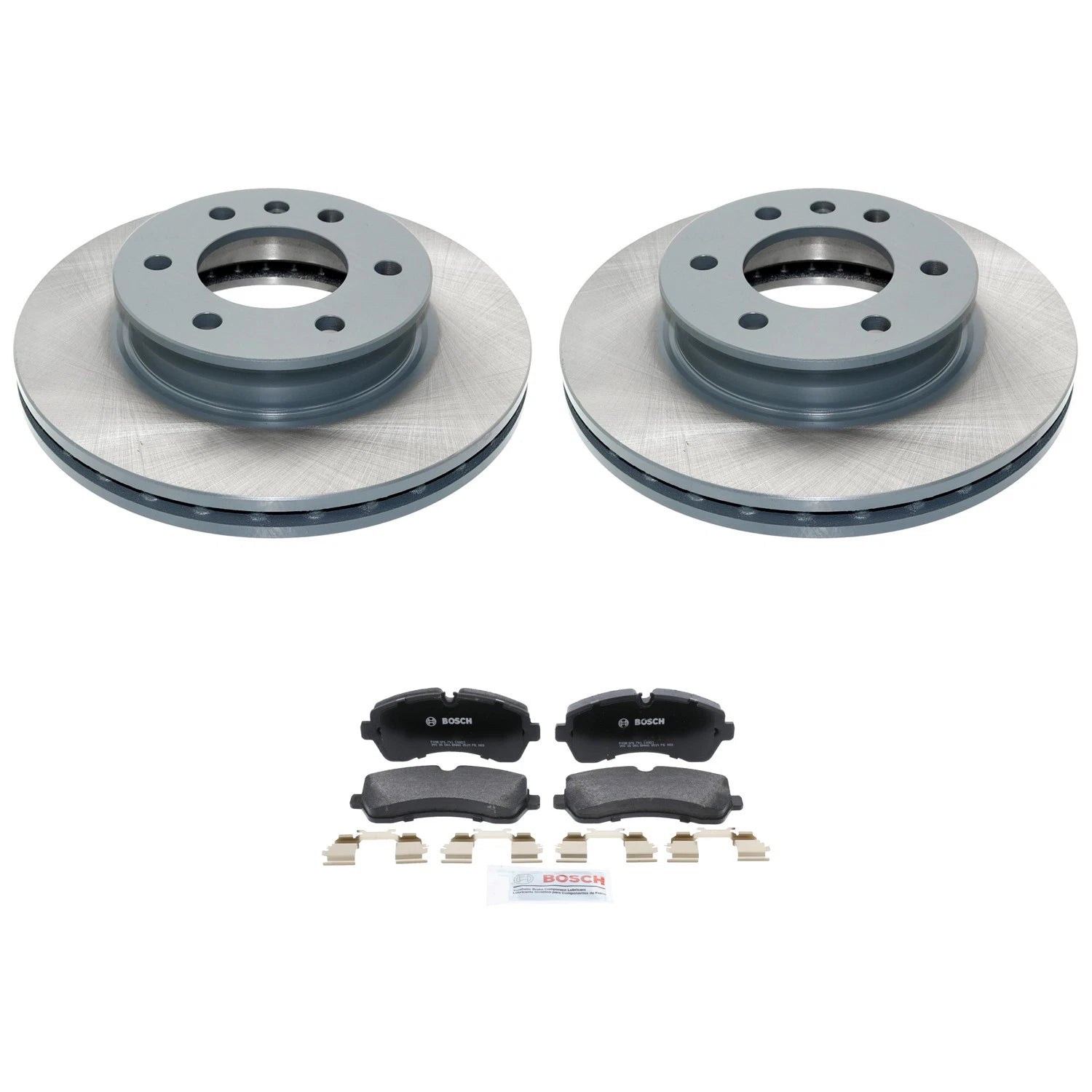 DuraGo Front Rotors & Bosch QuietCast Disc Brake Pads Kit for Sprinter 1500 3500 (2007–2018)