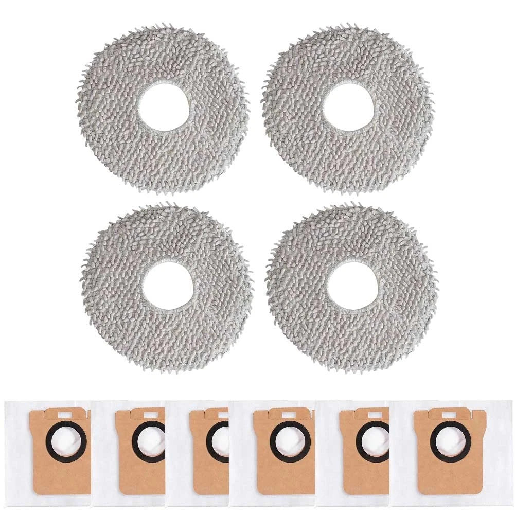 Set of 6 Dust Collection Bags & 4 Coarse Cleaning Cloths for B116 X20+