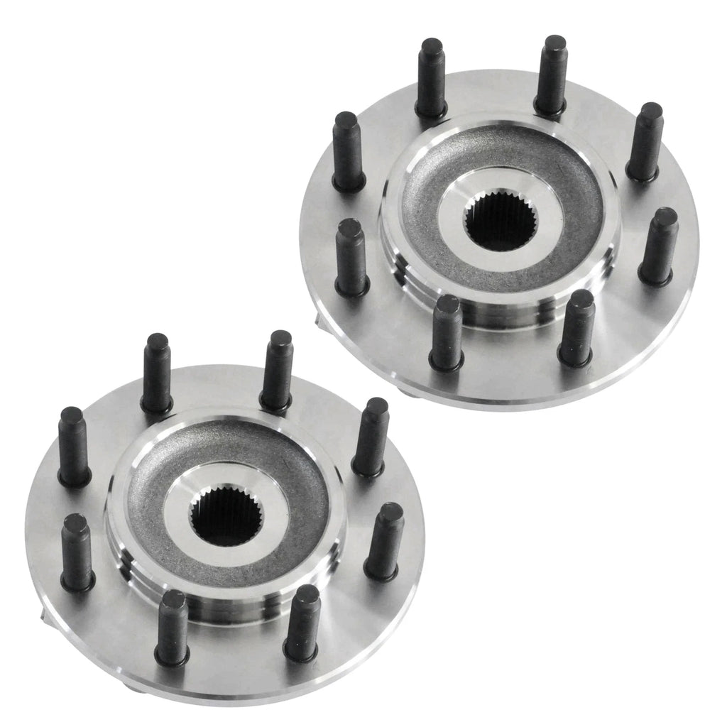 2X Front Wheel Bearings and Hubs for Dodge Ram 2500 (2000-2002)