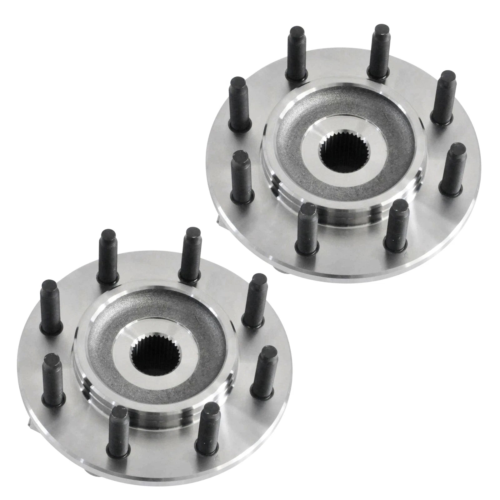 2X Front Wheel Bearings and Hubs for Dodge Ram 2500 (2000-2002)