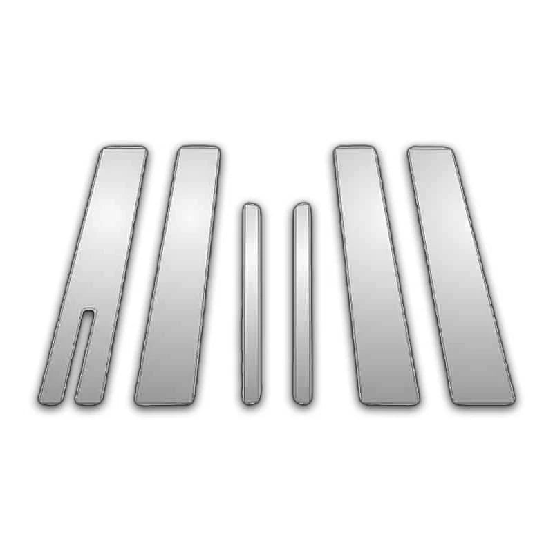 6Pc Chrome Pillar Post Covers for 04-09 Lincoln Aviator - P4015