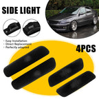 2X Black Side Corner Mirror Triangle Cover Trim for Toyota RAV4 (2013–2018)