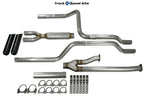 2.5" Dual Exhaust Kit for Toyota Tundra (2014–2021) Glasspack Rear Black Tip