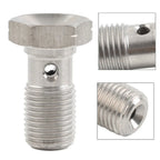 Stainless Steel Banjo Bolt 3/8x24 AN3 Brake Adaptor for Car