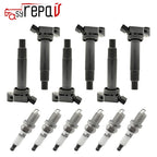 6X Ignition Coil + 6X Spark Plug for Lexus ES300 RX300 (1999–2003) UF267