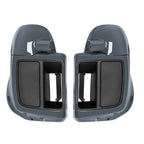 Lower Vented Fairings for Harley Touring 2014-2023 Gunship Gray