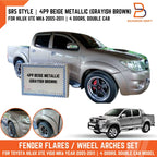6" Wheel Arch Fender Flares for Toyota Hilux Ute Vigo MK6 (2005-2011)