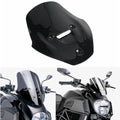 Black Headlight Fairing Windshield for Ducati Diavel V4 (2023-2025)