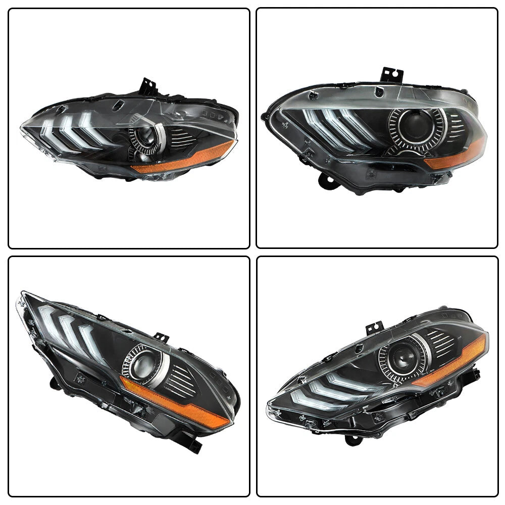 LED DRL Headlight for Ford Mustang (2018–2020) Driver Left Side