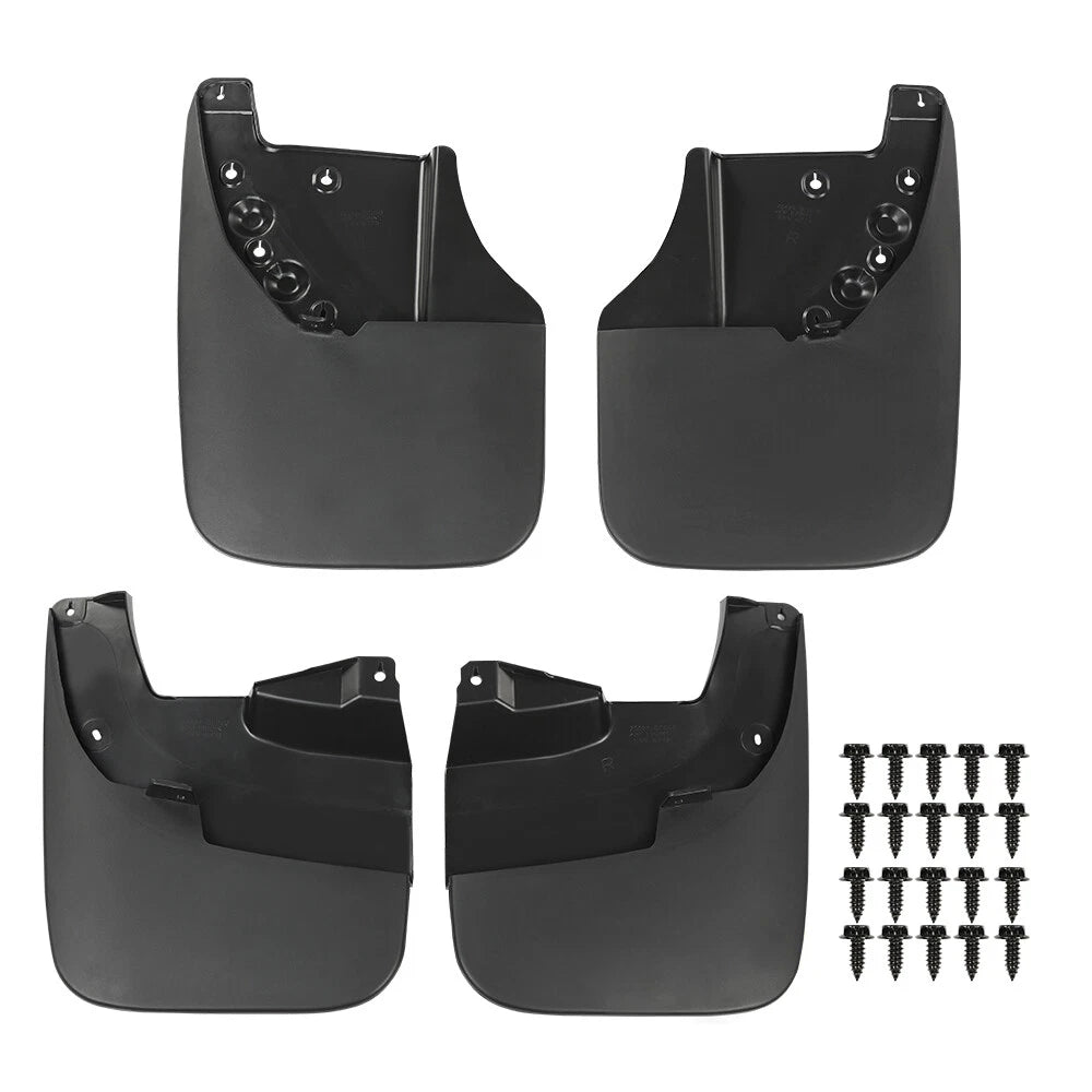 Set of 4 Mud Flaps for Toyota Tundra (2007–2013)