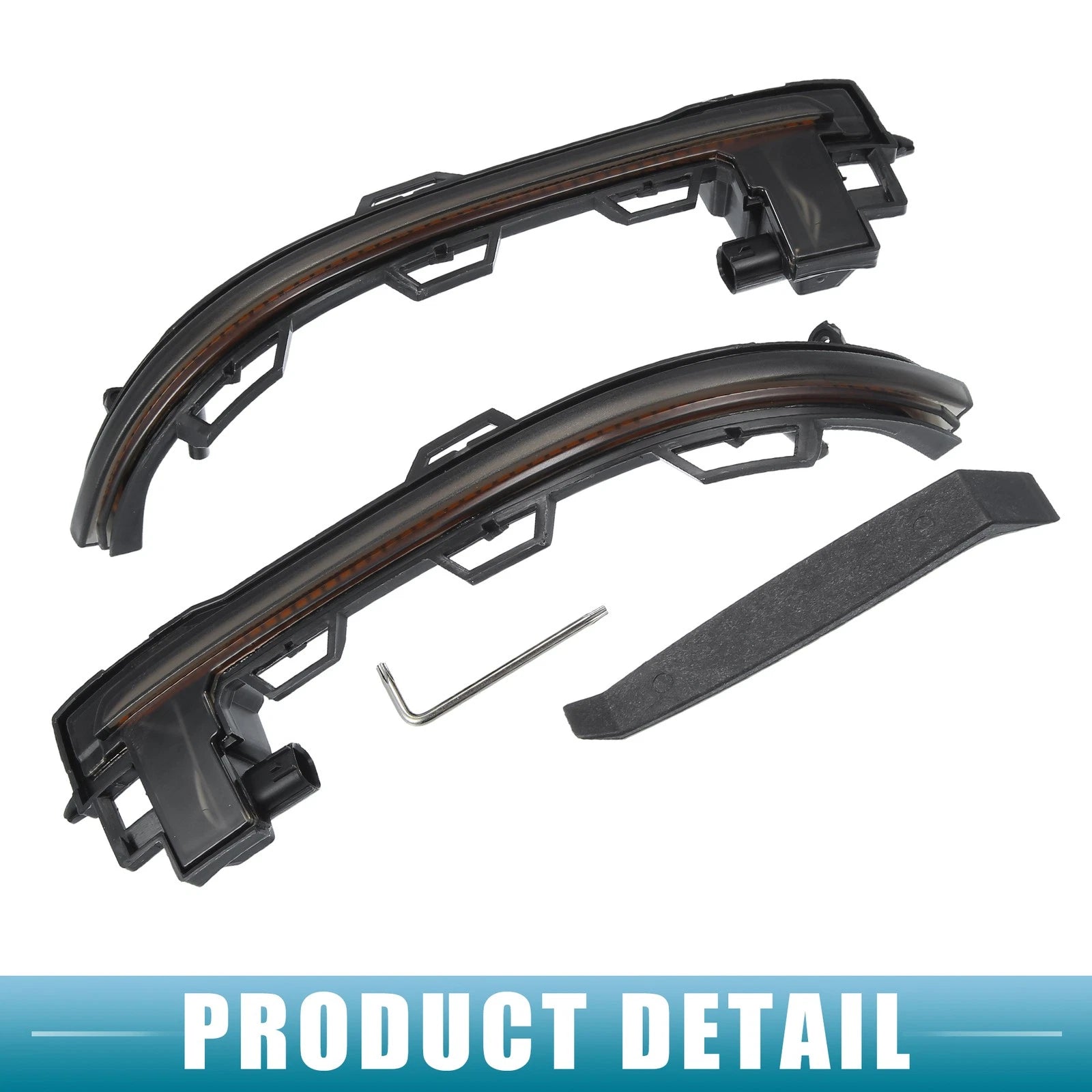1 Pair LED Turn Signal Light No. 63137291217 for BMW X6 (2015–2019)