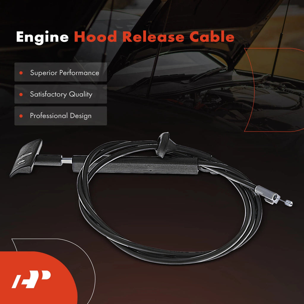Hood Release Cable for Ford Mustang (1994-2004) with Handle