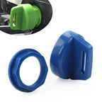 Blue ABS Ignition Key Cover w/Nut for Polaris RZR XP 800-1000 Ranger Sportsman