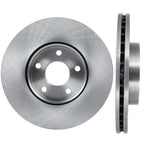 Vented Front Disc Brake Rotors for Ford Focus (2013–2018) & Volvo C30 (2012–2013)