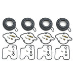 4X Carburetor Repair Kit Plunger Diaphragm for Honda CBR600 F4 (1999–2000)