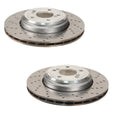 2X Rear Drill 350mm Brake Disc Rotors for BMW E82 E90 E92
